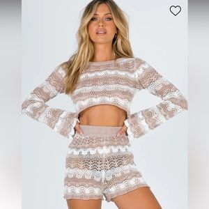 Leah knit set in beige